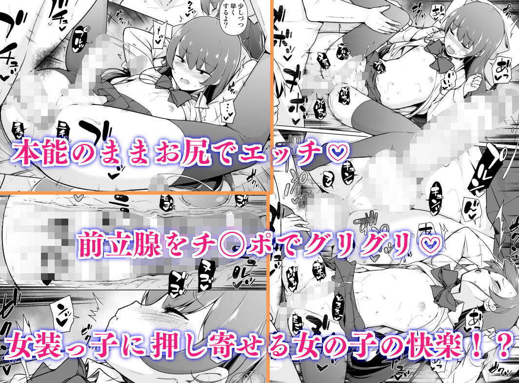 寡黙で無口な女装っ子 サンプル3ページ目