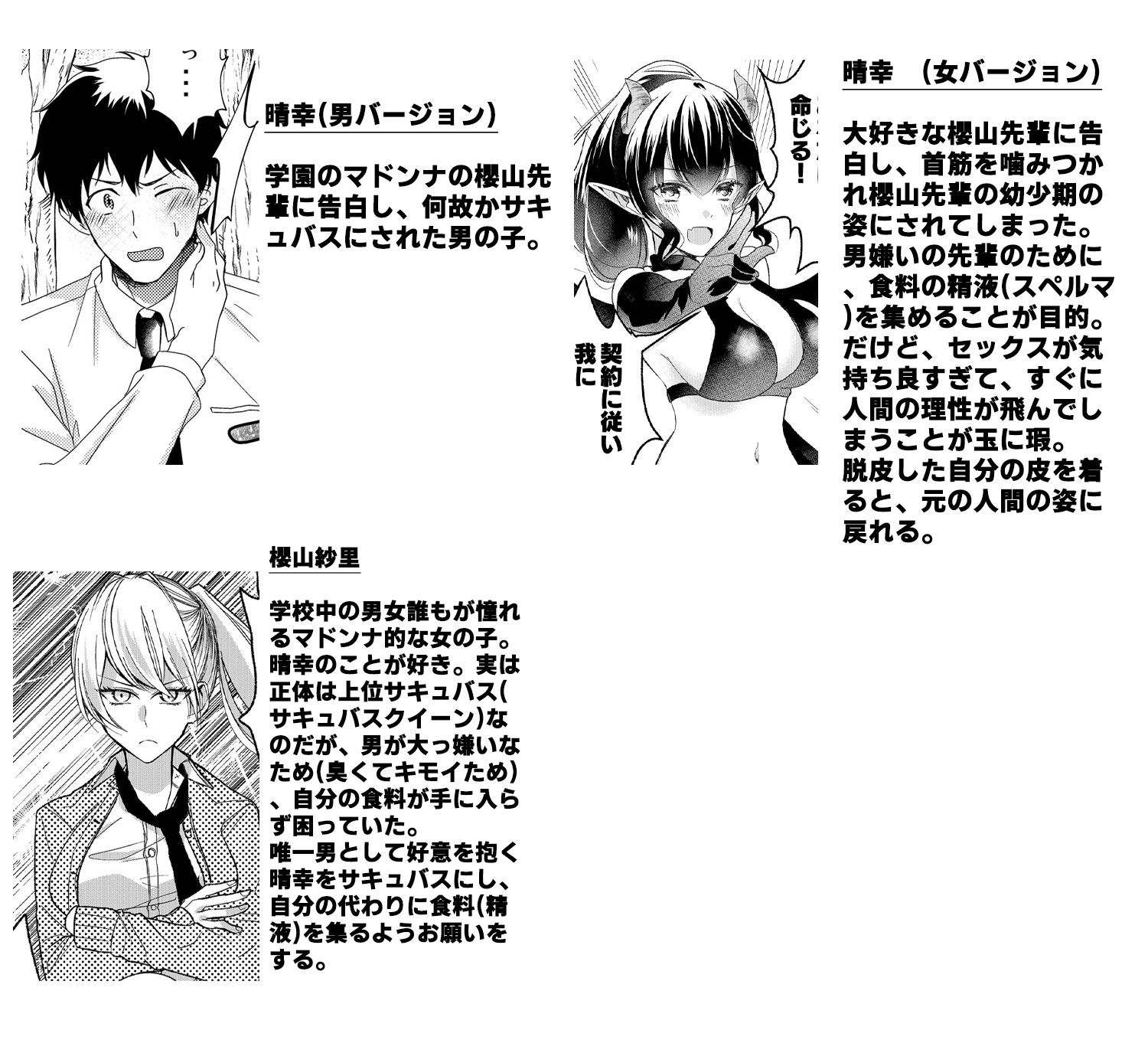 男嫌いのサキュバスさん 2 サンプル6ページ目