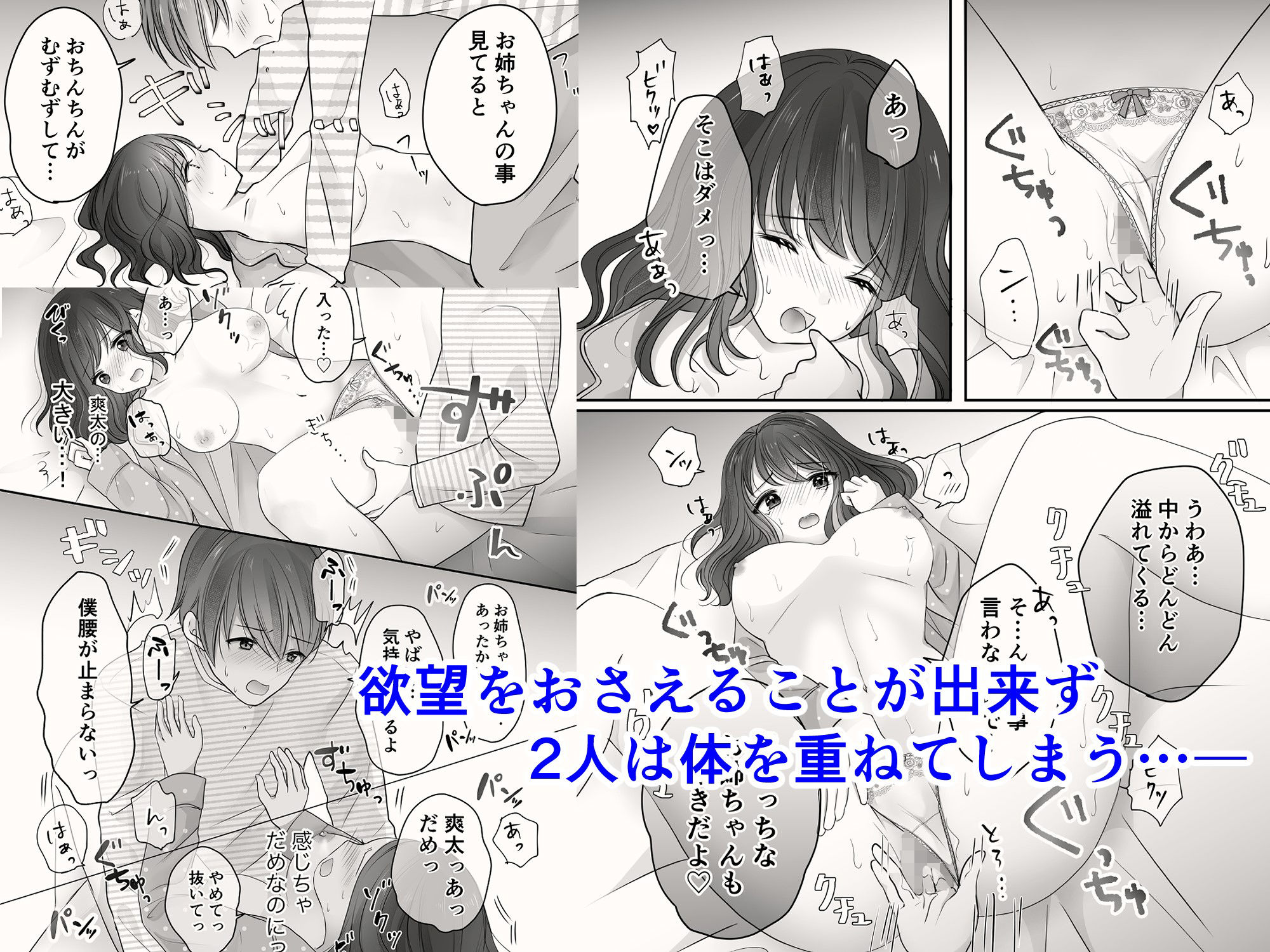 姉と弟のえっちなルーティーン サンプル2ページ目