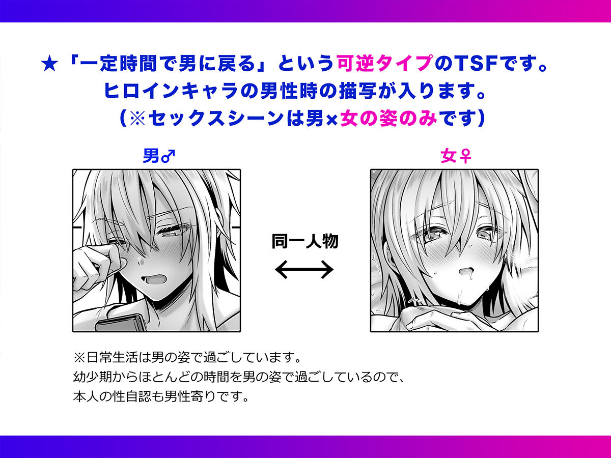 俺の親友はTS（性転換）体質 総集編1 サンプル6ページ目