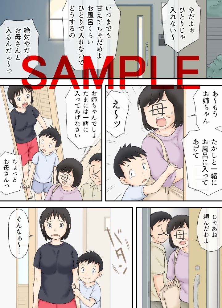 私が少し年の離れた弟と つながってしまった夜の事。 サンプル1ページ目