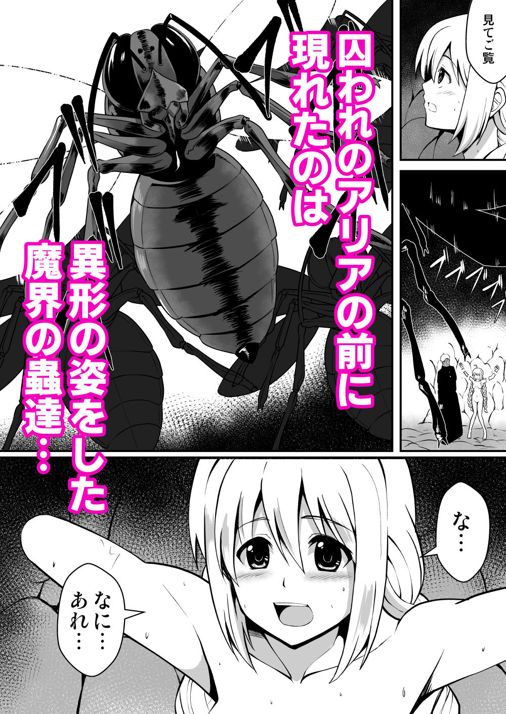 修道少女アリア〜母胎蟲姦 魔王出産〜 サンプル2ページ目