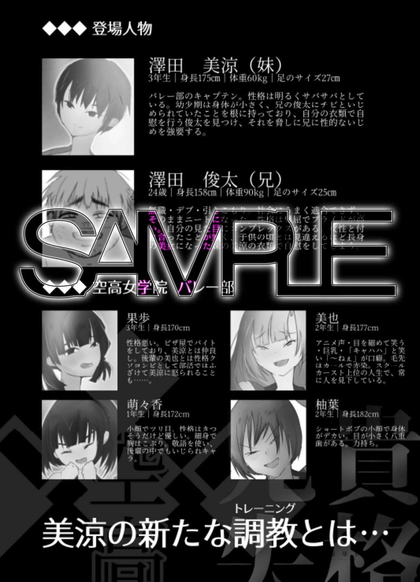 【CFNM×高身長女子×集団支配】兄貴失格  後編【着衣女子×全裸男子×一生下僕】 サンプル3ページ目