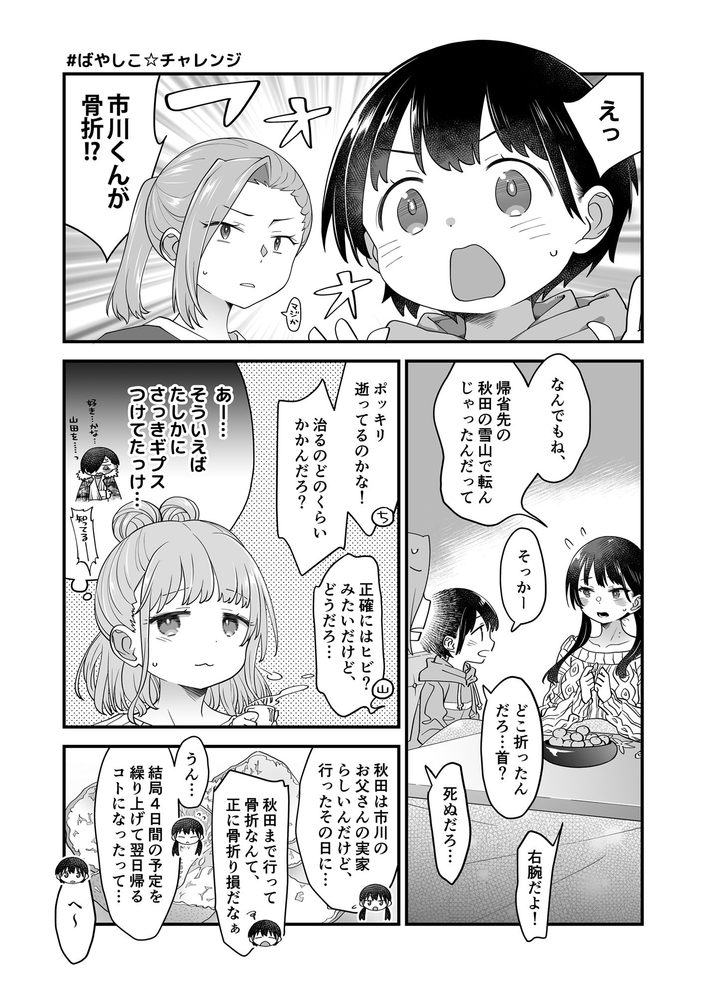 市川クンと山田サン2 サンプル2ページ目