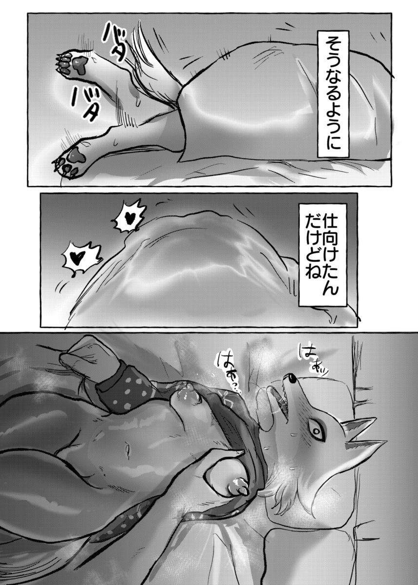 壮年男オオカミの雌シベに雌性自覚教育 サンプル5ページ目