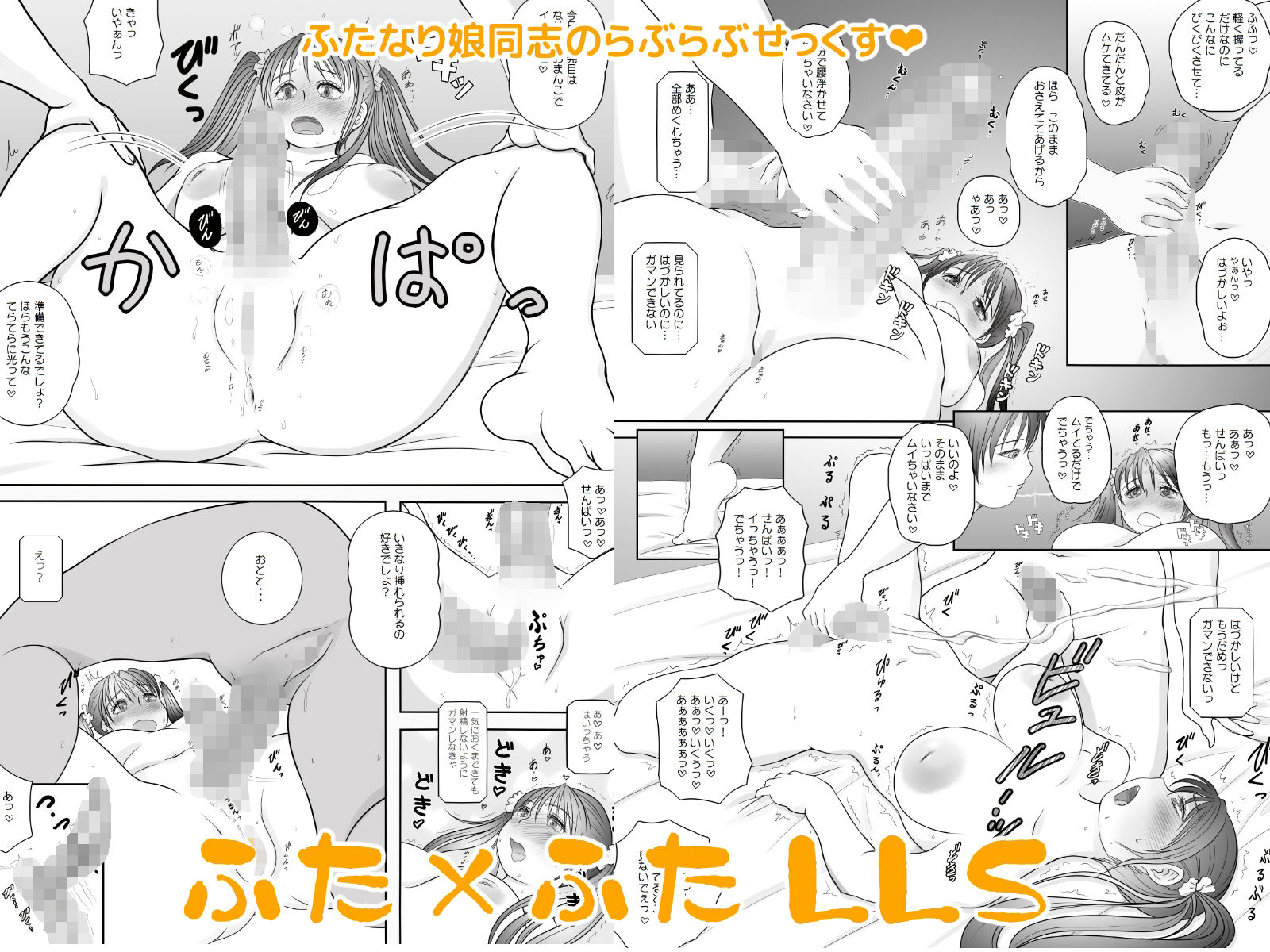 ふた×ふた総集編H サンプル2ページ目