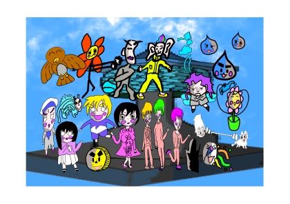 ロウソクのほのお童話とファンへのプレゼントキャラ掲載作品 サンプル3ページ目