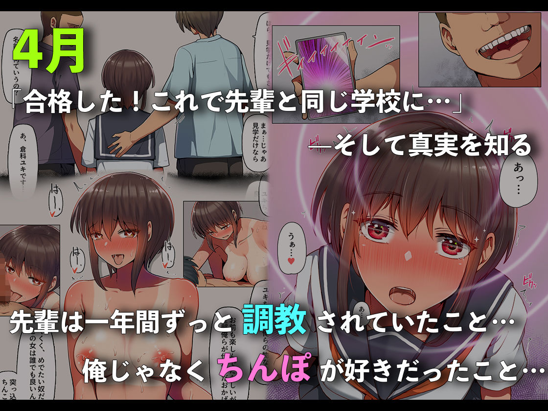 堕とされ彼女-何も知らない彼氏くんと会う度にエロくなる先輩彼女編- サンプル5ページ目