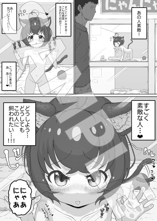 純情ネコなるちゃんはちょっぴりエッチでご主人のことが好きすぎるにゃ サンプル1ページ目