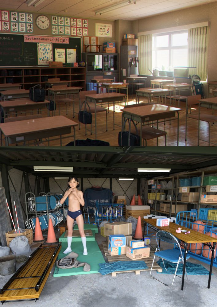 ＃全裸放置 前編 処女喪失編 後編 大量ザーメン発射編 サンプル9ページ目