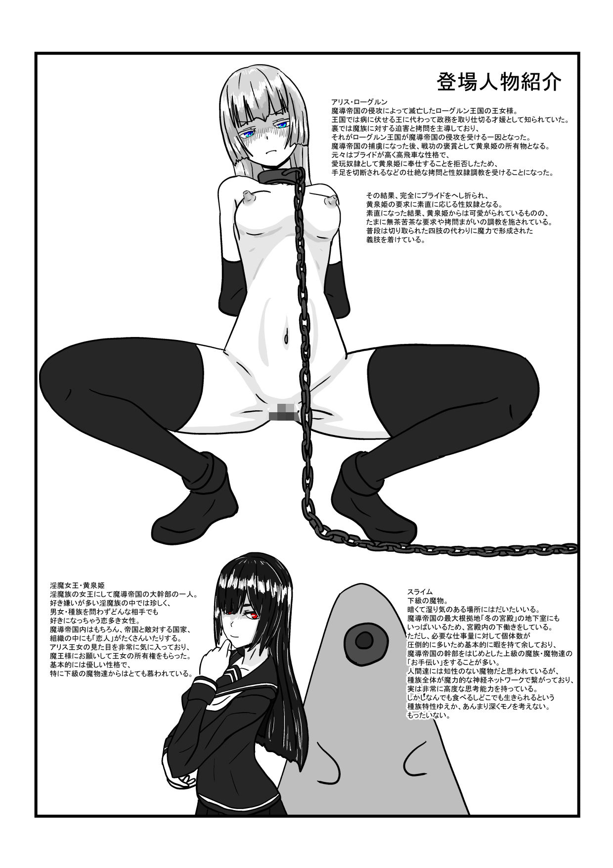 元王女の性奴●ちゃんで遊ぼう！ サンプル2ページ目