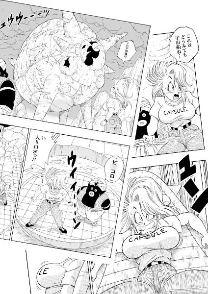 ブルマとポ○の出会い 謎の宇宙船でセックス！！ サンプル2ページ目
