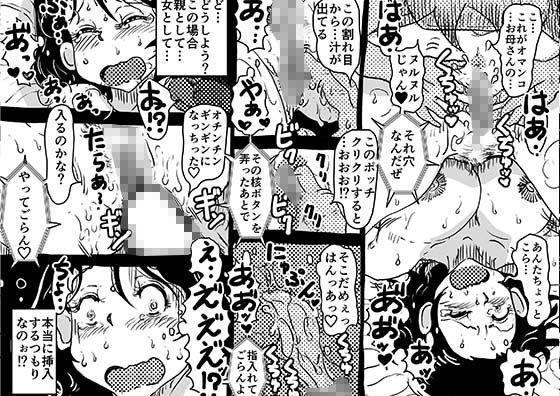 仮想現実に引き籠る息子のリアルセフレになったお母さんの話。 サンプル4ページ目