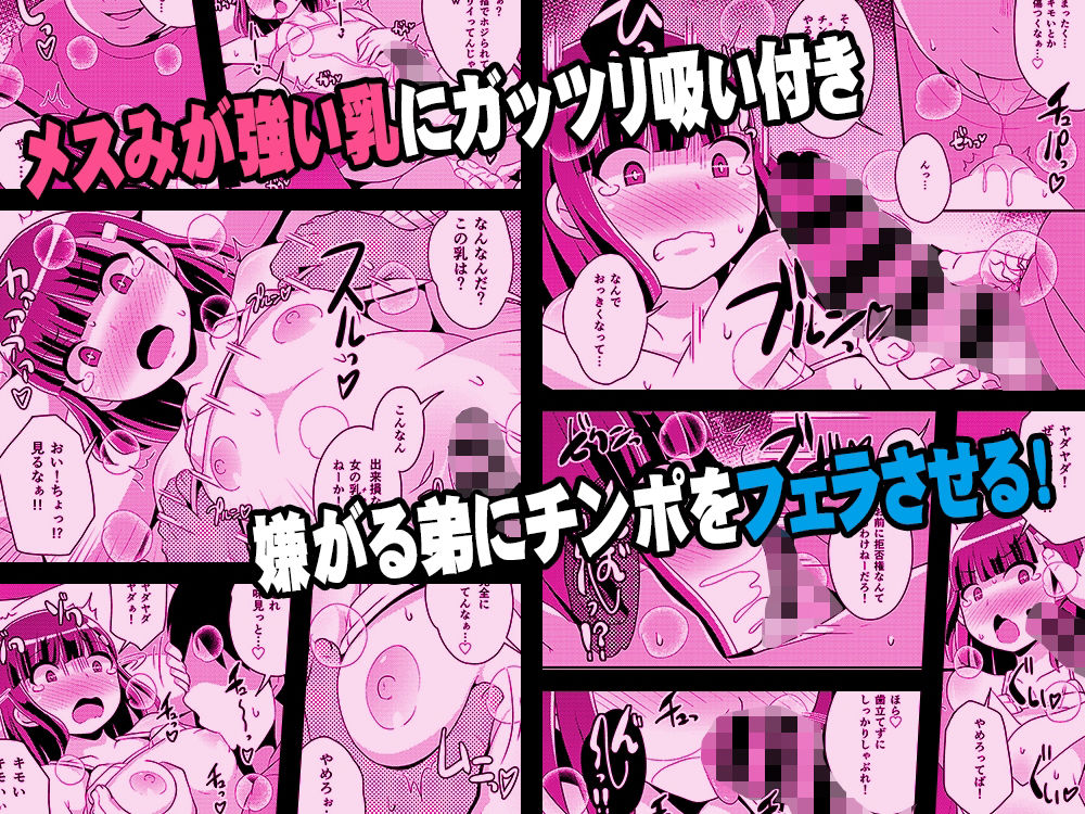 ナマイキ弟の精嚢をこねくり回してメス♂にする本 サンプル3ページ目
