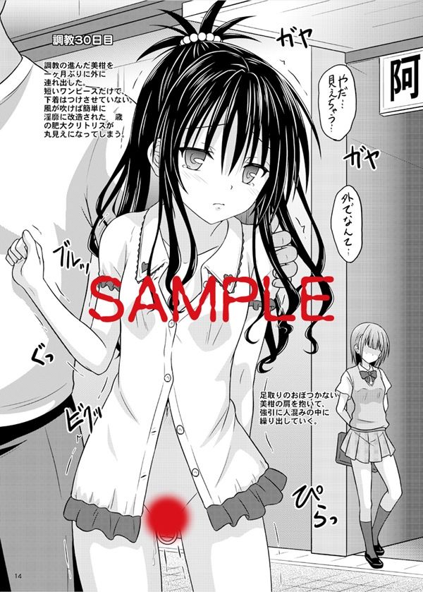 少女調教観察記録 サンプル4ページ目