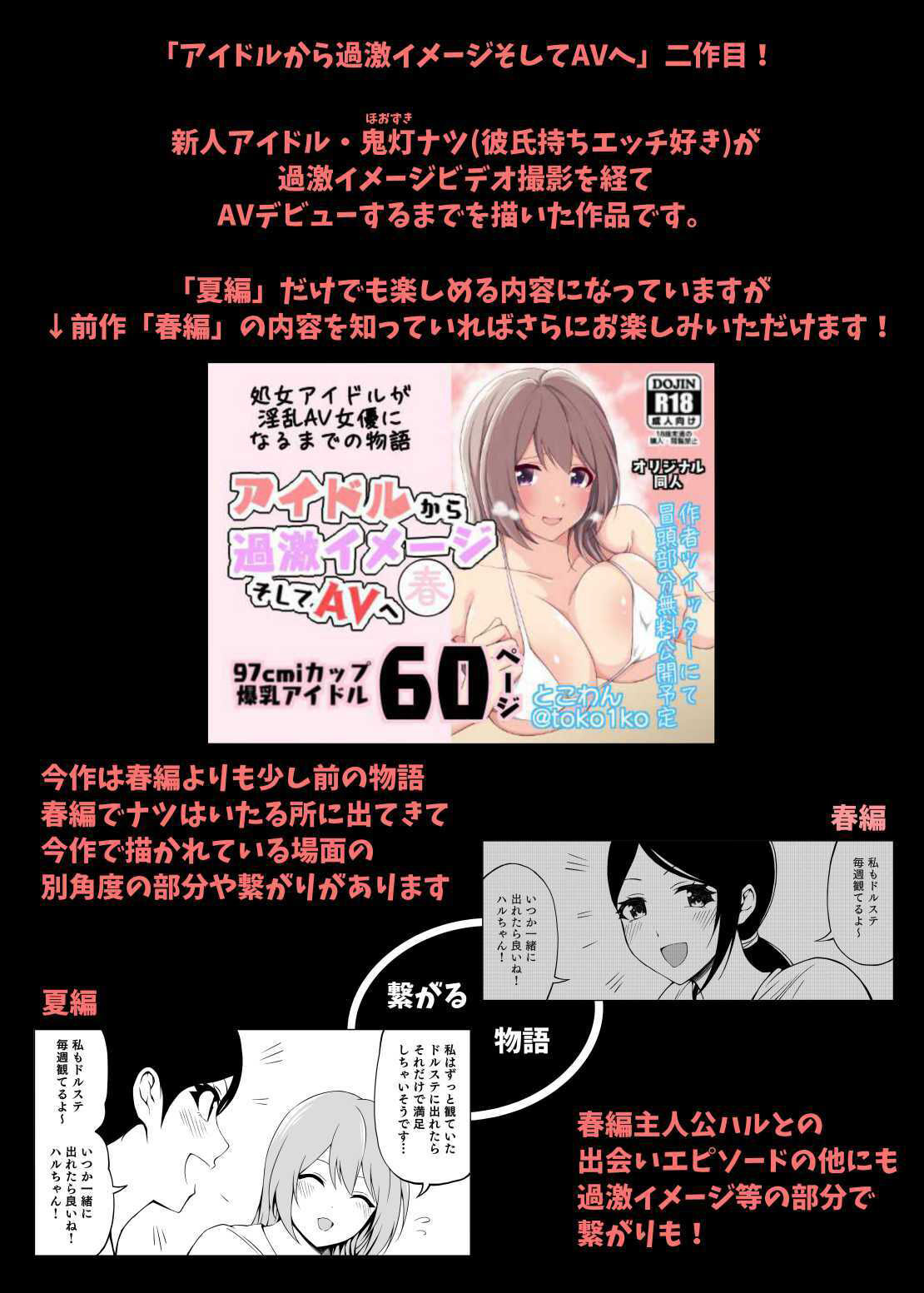 アイドルから過激イメージそしてAVへ・夏 サンプル1ページ目