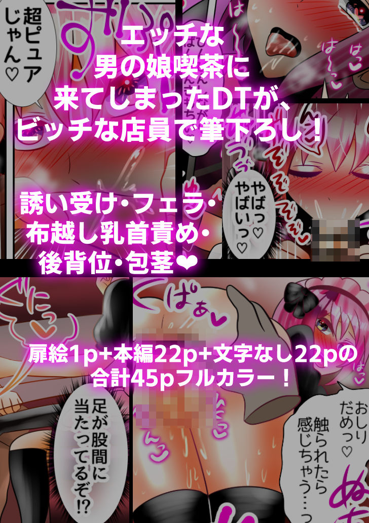 敏感ビッチの男の娘メイドはDTクンをじゅぽじゅぽしゃぶりたいっ！ サンプル10ページ目