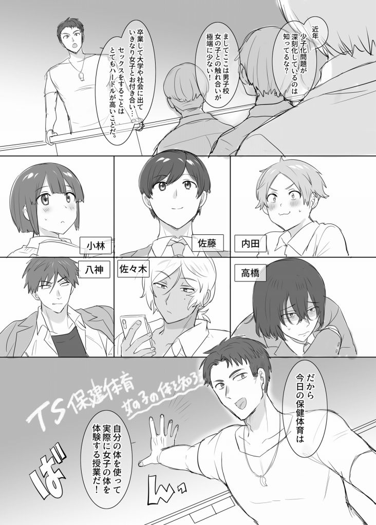 TS【女体化・入れ替わり】＋α作品集 サンプル3ページ目