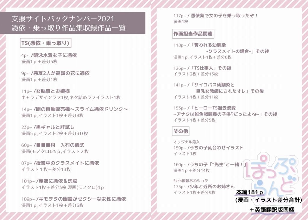 TS【憑依・乗っ取り】＋α作品集 サンプル9ページ目