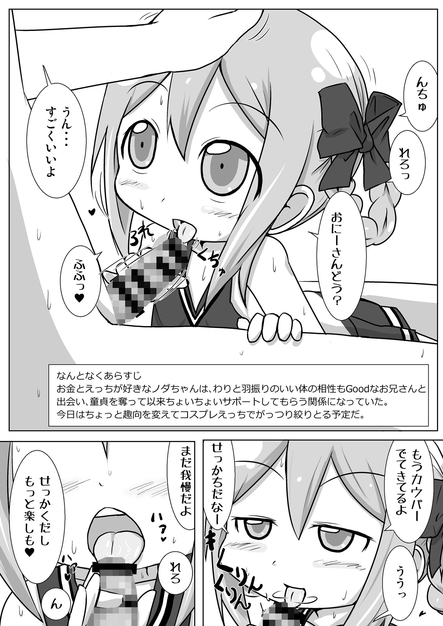現役GAクラス野田○キちゃんとコスプレH三昧 サンプル1ページ目
