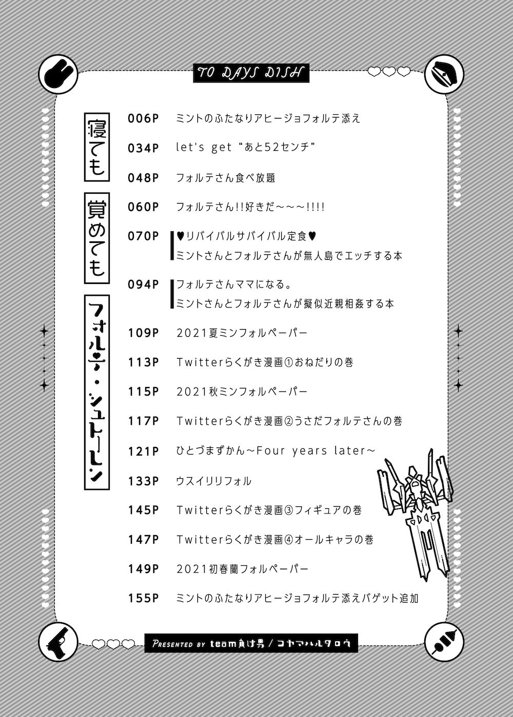 寝ても覚めてもフォ●テ・シュ●ーレン サンプル1ページ目
