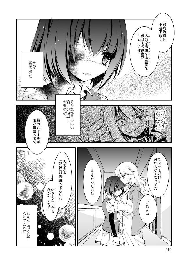 【ダーク/鬱系戦闘少女】dolls Act.4＋ サンプル4ページ目