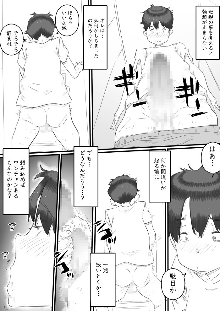 一人暮らしの息子の部屋で…‐母と息子の秘密の関係‐ サンプル5ページ目