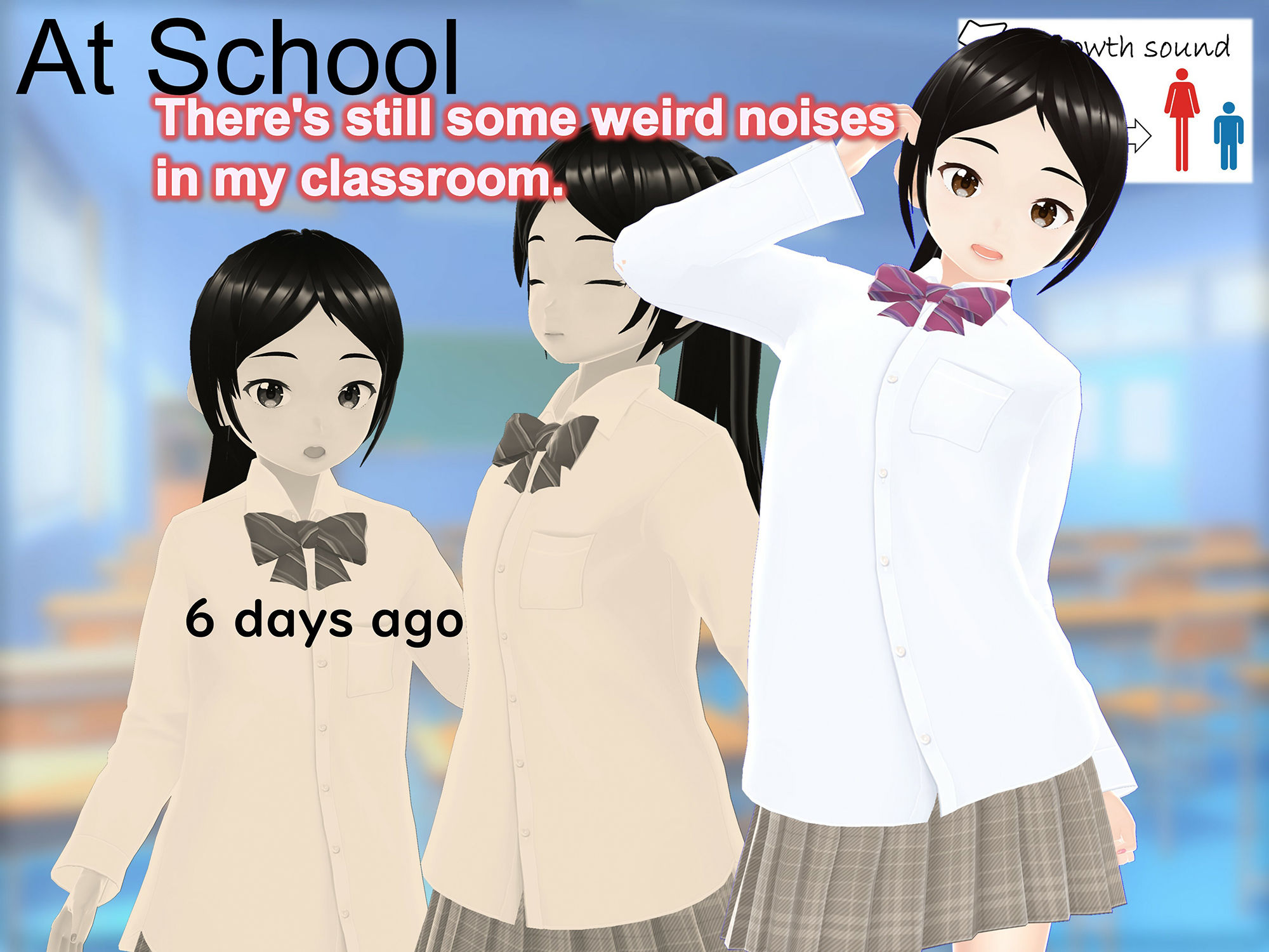 Outgrowing only girls， Overtake boys， Growth sound in the gym サンプル2ページ目