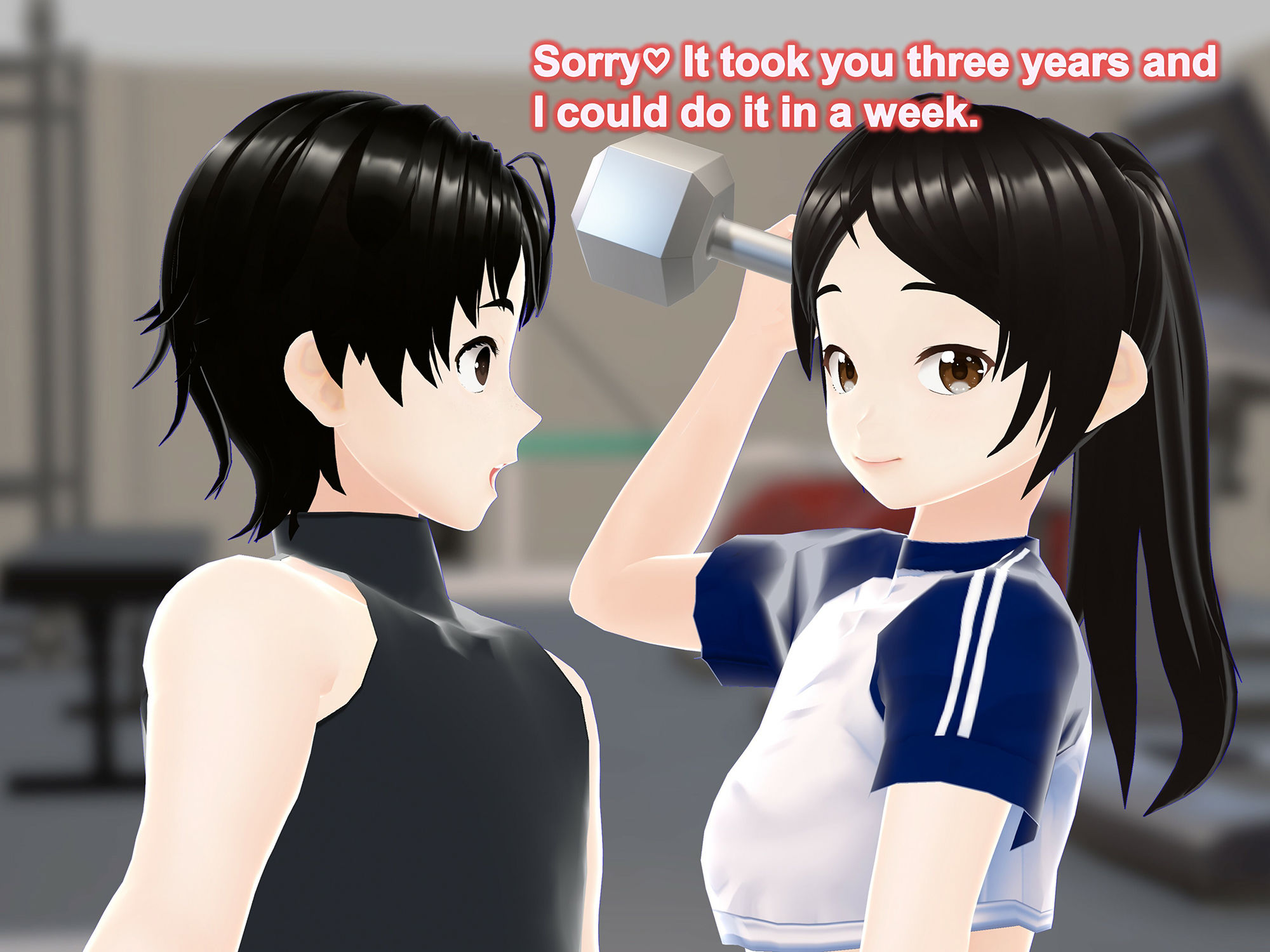 Outgrowing only girls， Overtake boys， Growth sound in the gym サンプル3ページ目