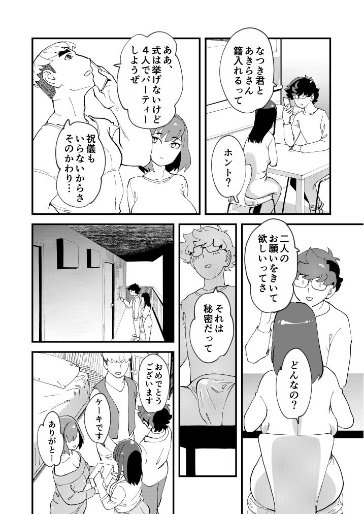 共有彼女2nd 孕ませ夫婦交換 サンプル6ページ目