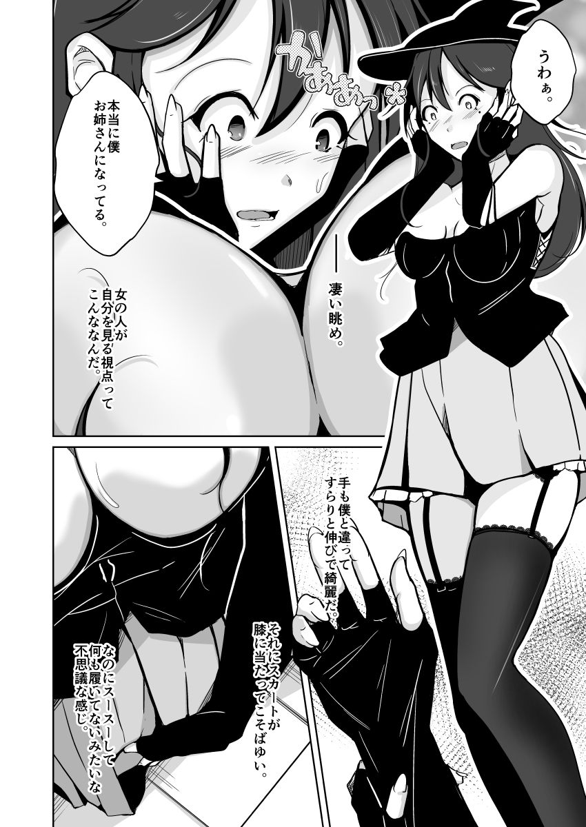 お姉さんに入れ替わりを強要され、女体の虜になった、僕。 サンプル8ページ目
