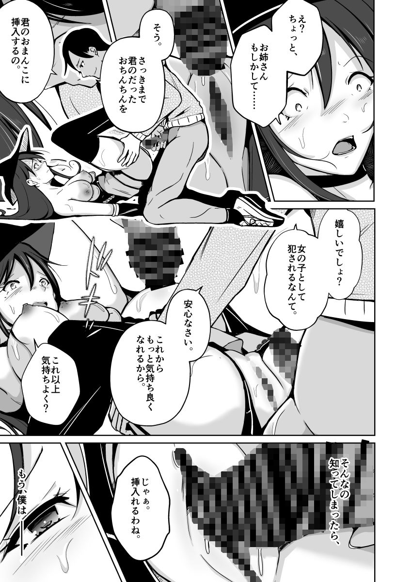 お姉さんに入れ替わりを強要され、女体の虜になった、僕。 サンプル10ページ目