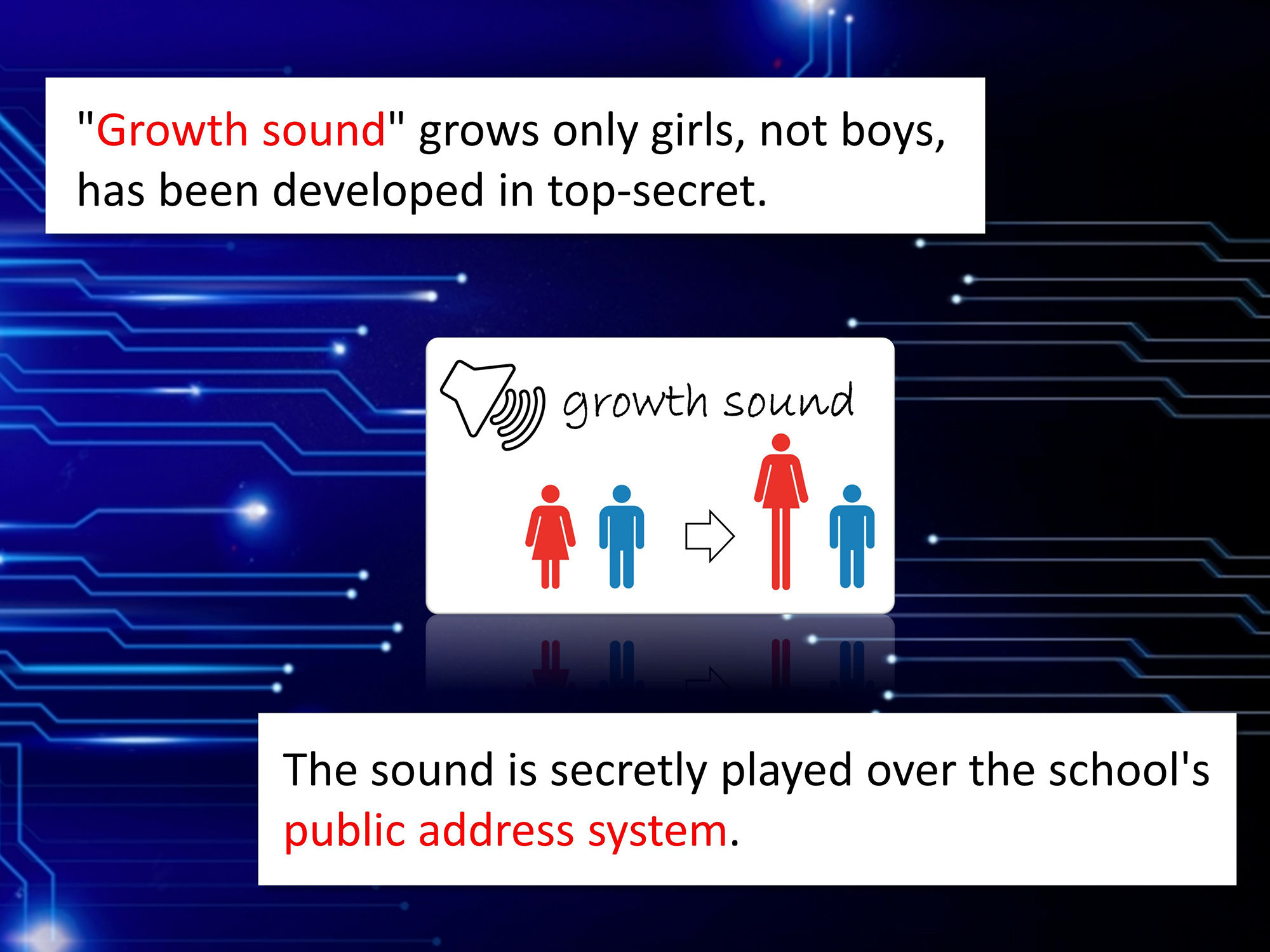 Outgrowing only girls， Overtake boys， Growth sound in the history club サンプル1ページ目