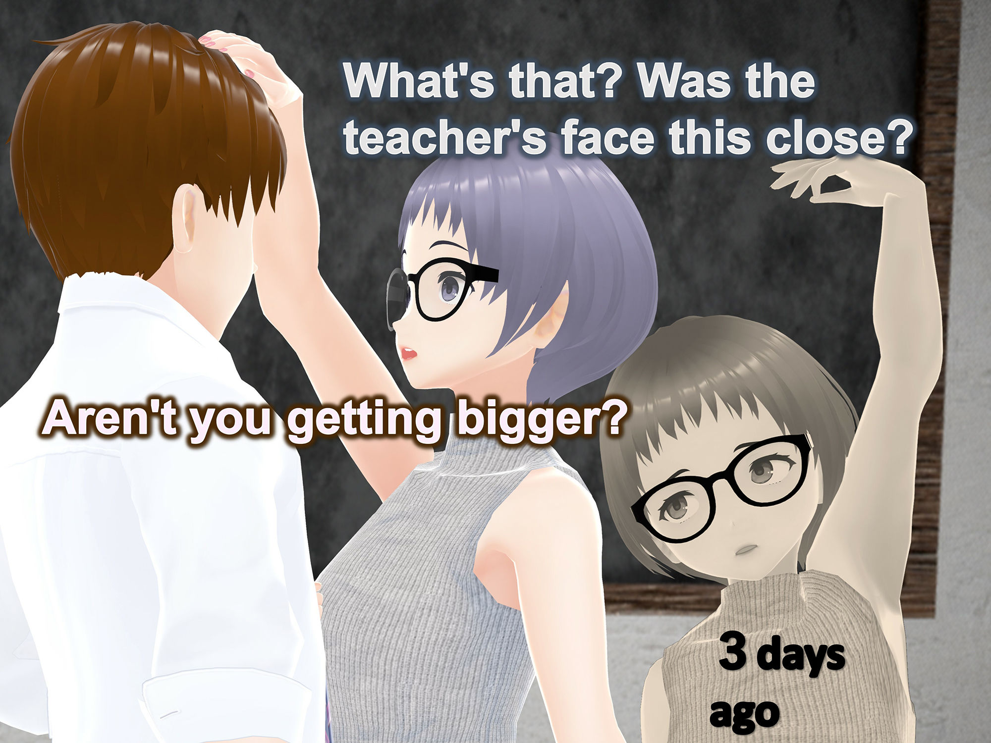 Outgrowing only girls， Overtake boys， Growth sound in the history club サンプル4ページ目