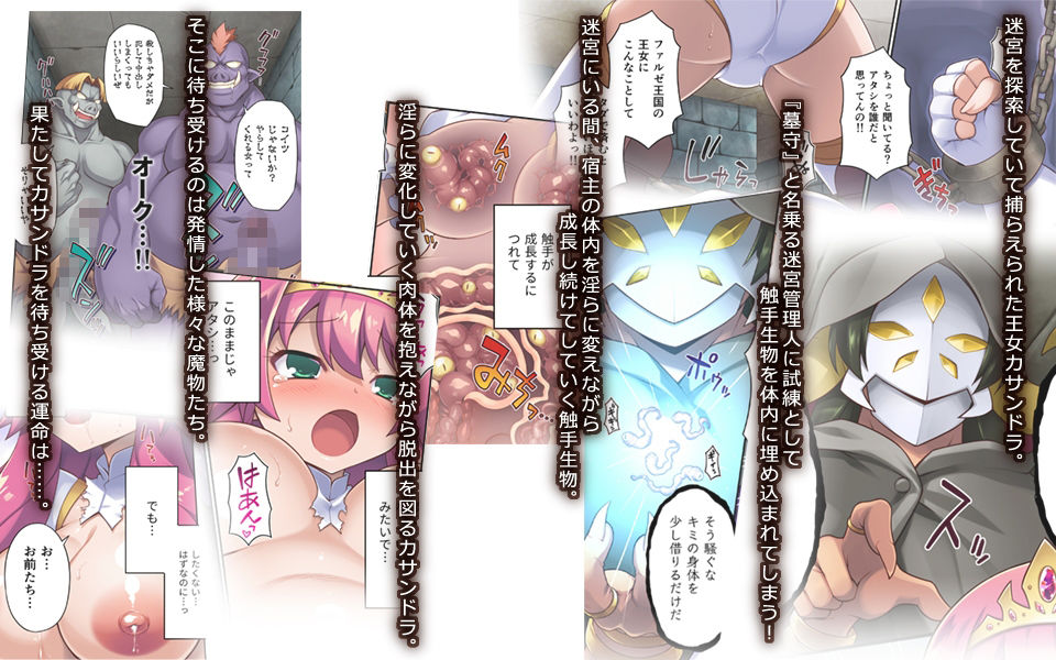サクリファイスプリンセス〜発情快楽器官へと改造された勇ましき王女〜 サンプル1ページ目