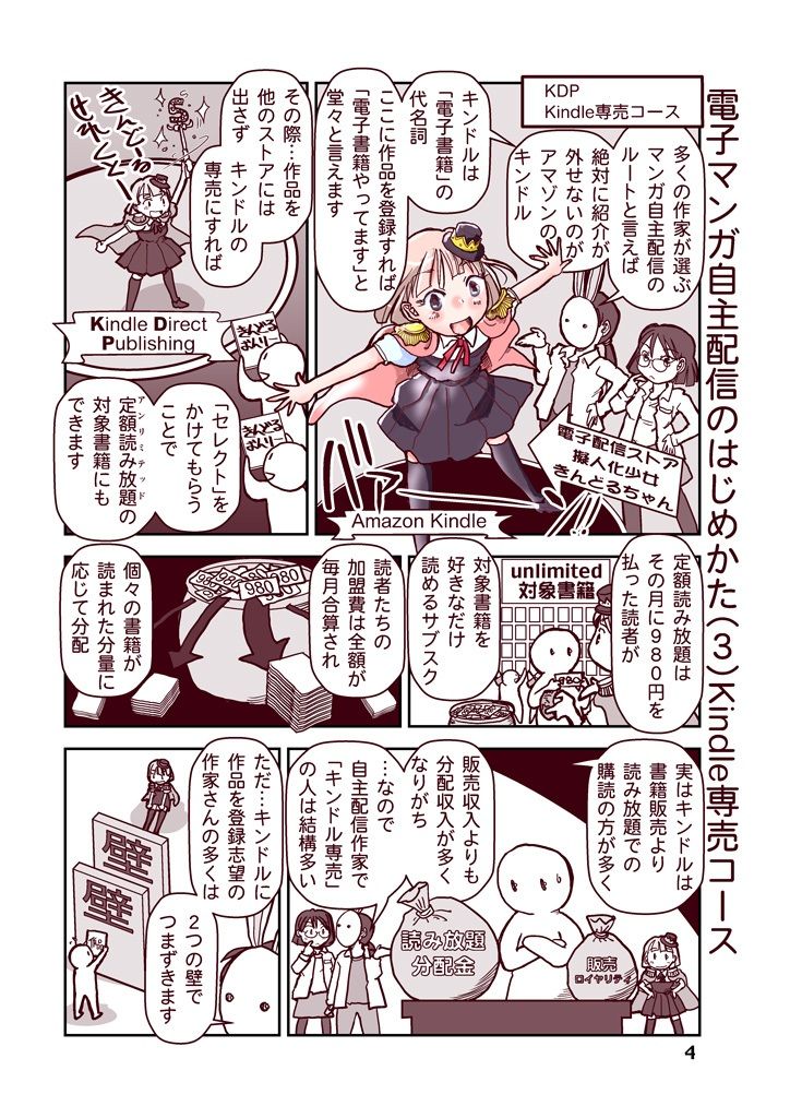 創作同人電子書籍のススメ 2022年マンガ電子配信のはじめかた サンプル4ページ目