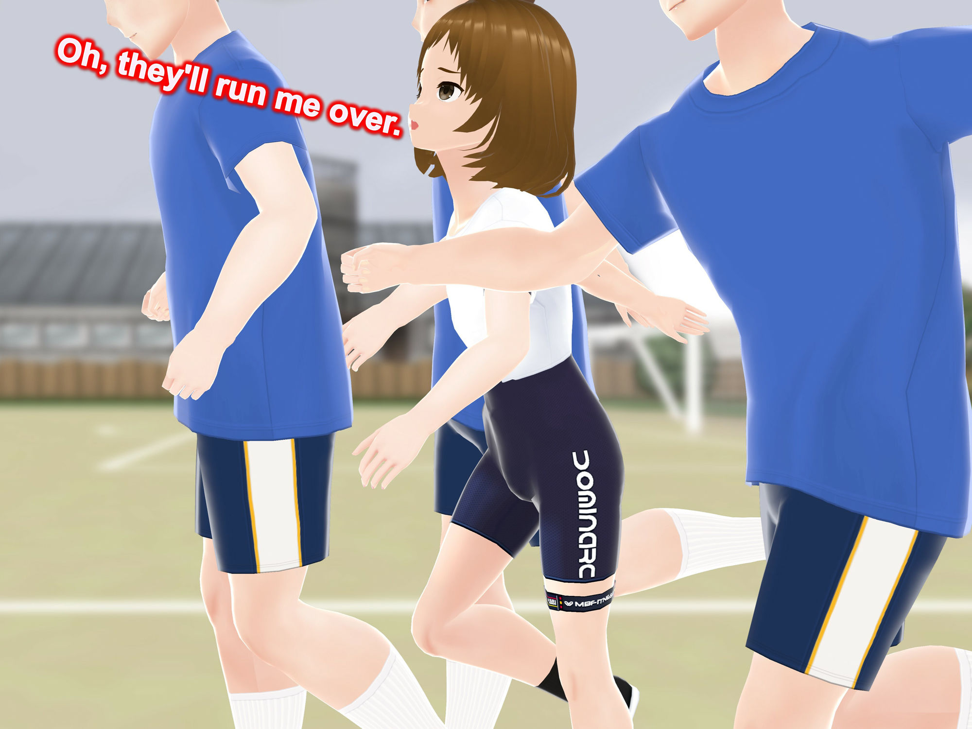Outgrowing only girls， Overtake boys， Growth sound in the soccer サンプル1ページ目