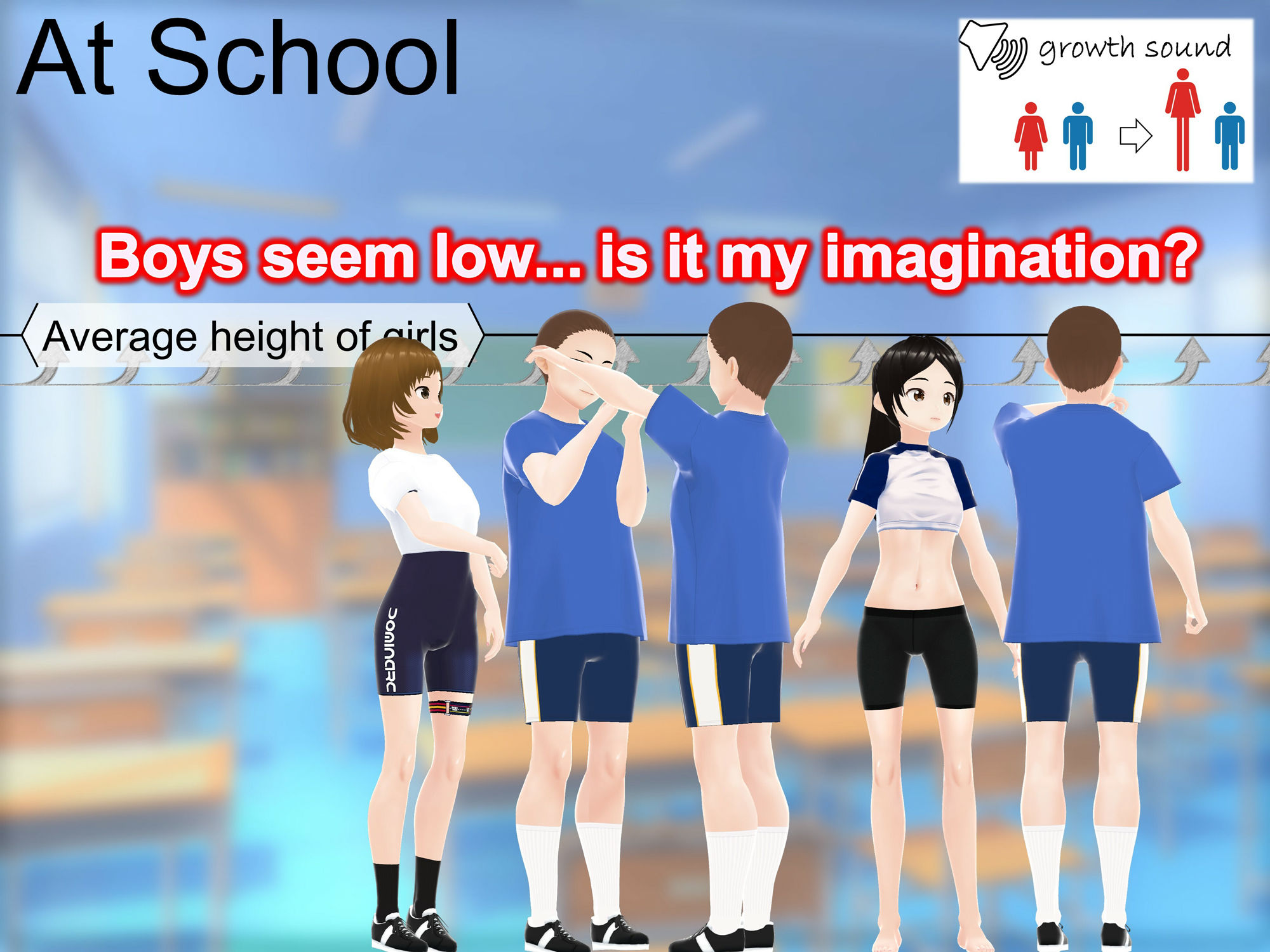 Outgrowing only girls， Overtake boys， Growth sound in the soccer サンプル3ページ目