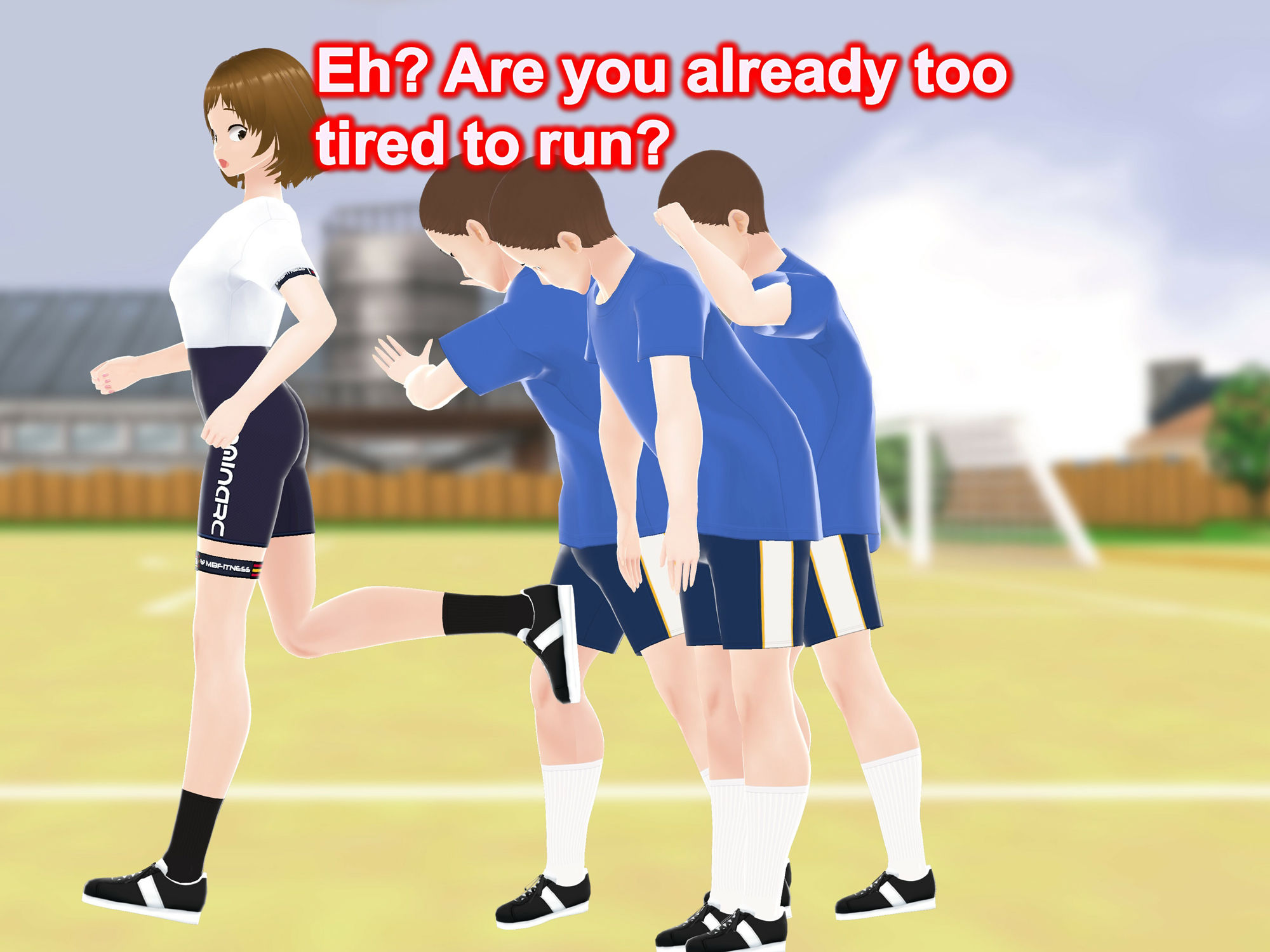 Outgrowing only girls， Overtake boys， Growth sound in the soccer サンプル4ページ目