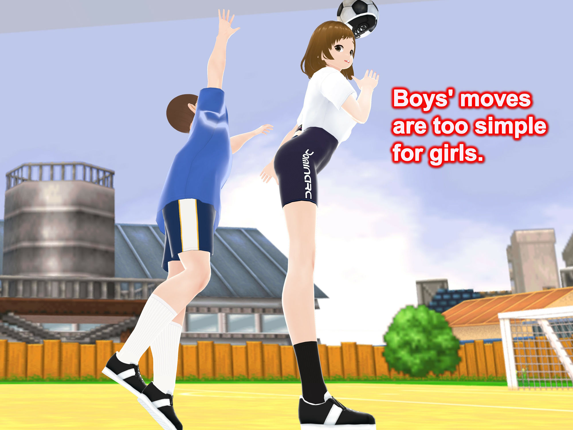 Outgrowing only girls， Overtake boys， Growth sound in the soccer サンプル5ページ目