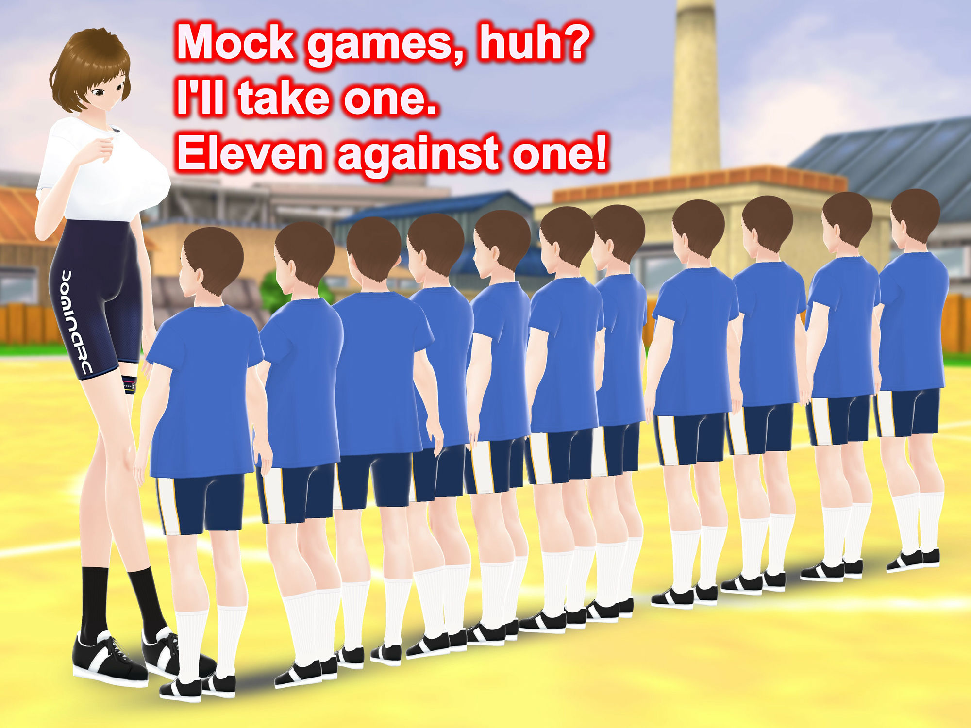 Outgrowing only girls， Overtake boys， Growth sound in the soccer サンプル6ページ目
