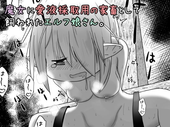 エルフ娘さんが愛液採取の為にひたすら絶頂させられるお話 サンプル1ページ目
