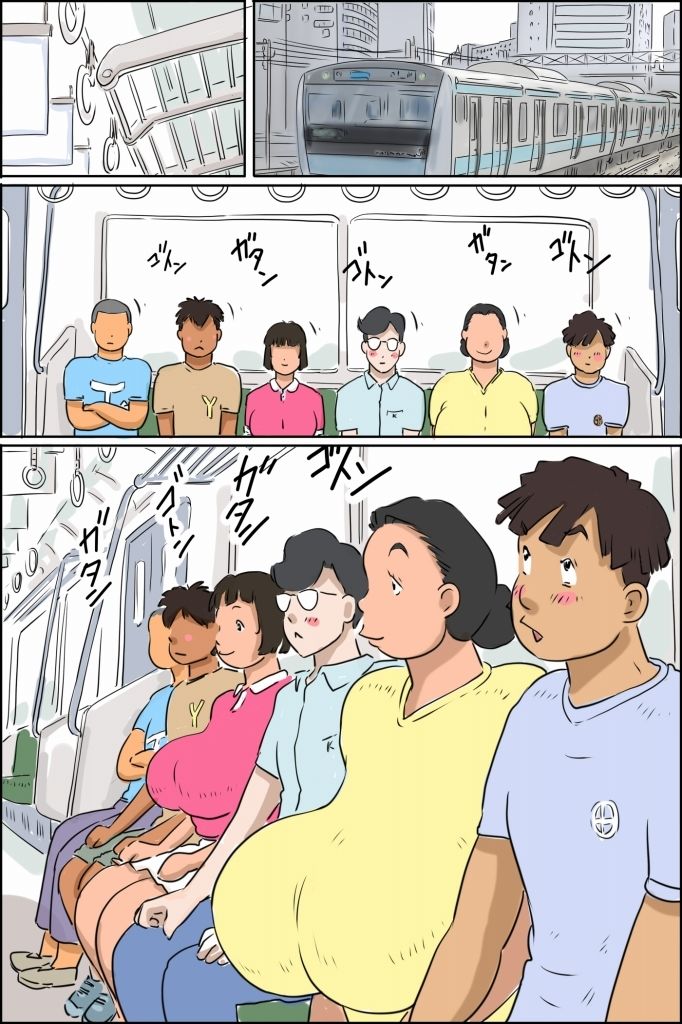 丸山家海に行くの巻 サンプル2ページ目