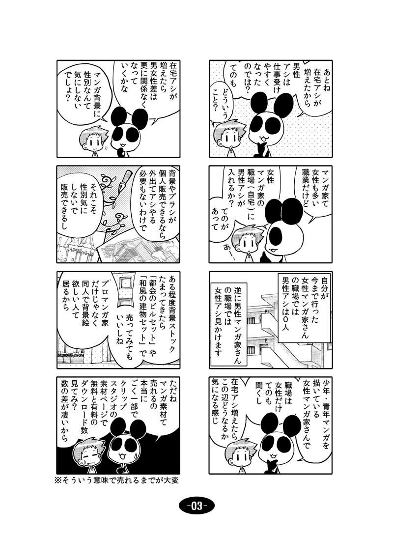 漫画アシのABC〜2020年GWから2022年夏までのまとめ本〜 サンプル4ページ目