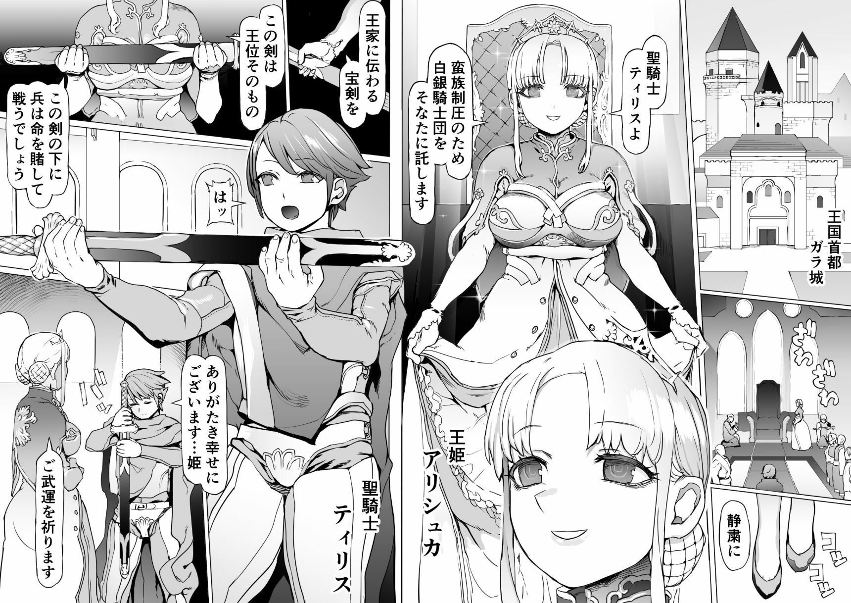王となる者〜王姫調教録〜 サンプル2ページ目