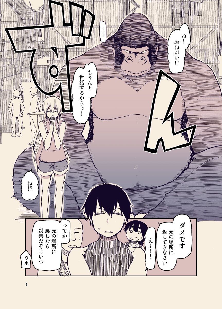 ドスケベエルフの異種姦日記9 サンプル1ページ目