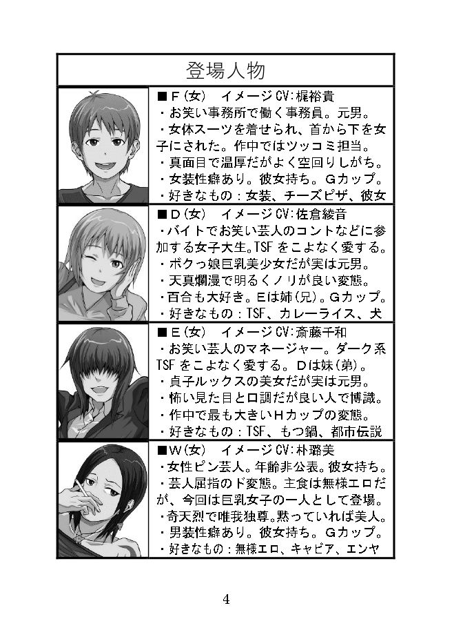 π漫才 サンプル2ページ目