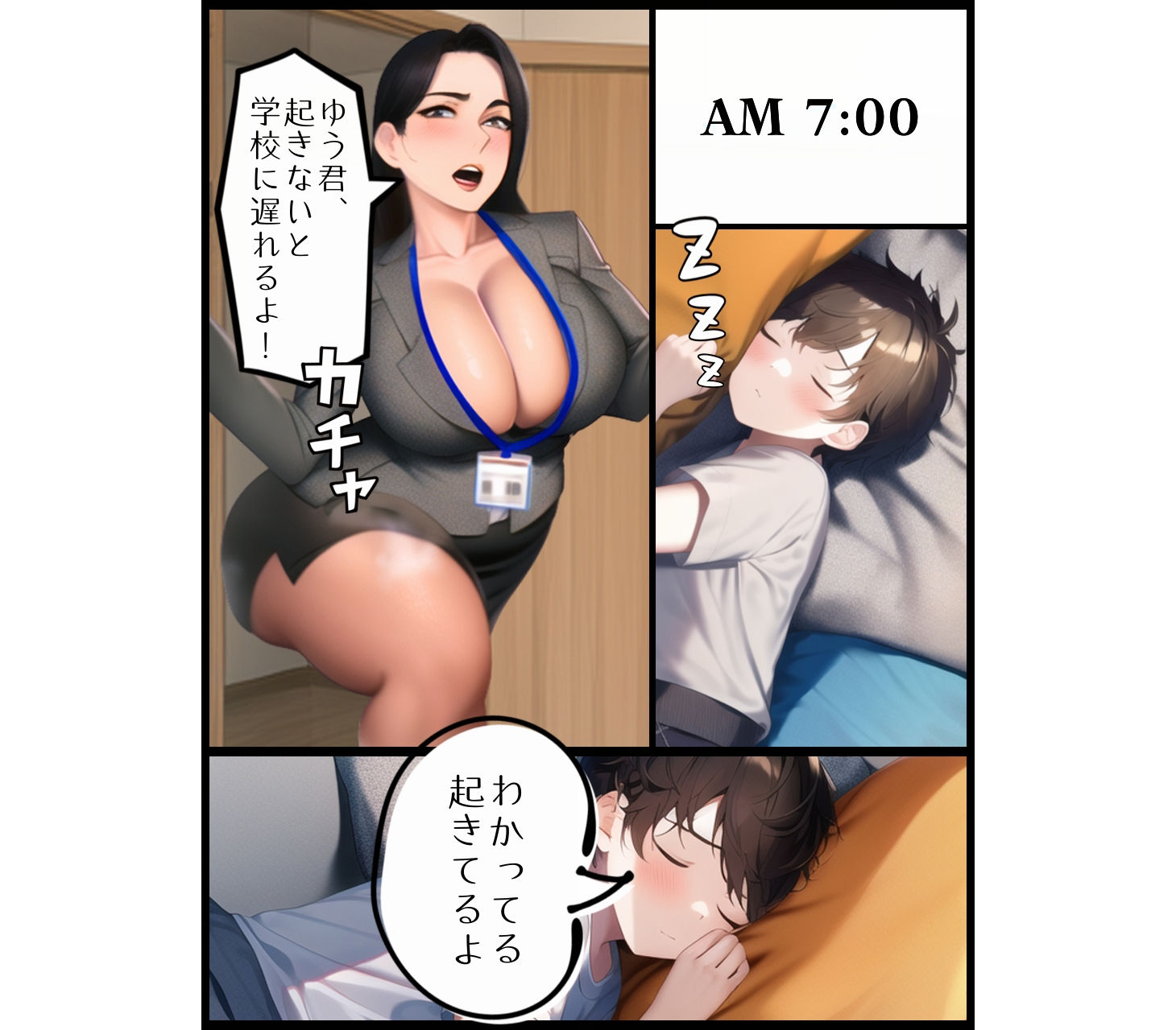 母さん、俺の子を産んでくれ サンプル1ページ目