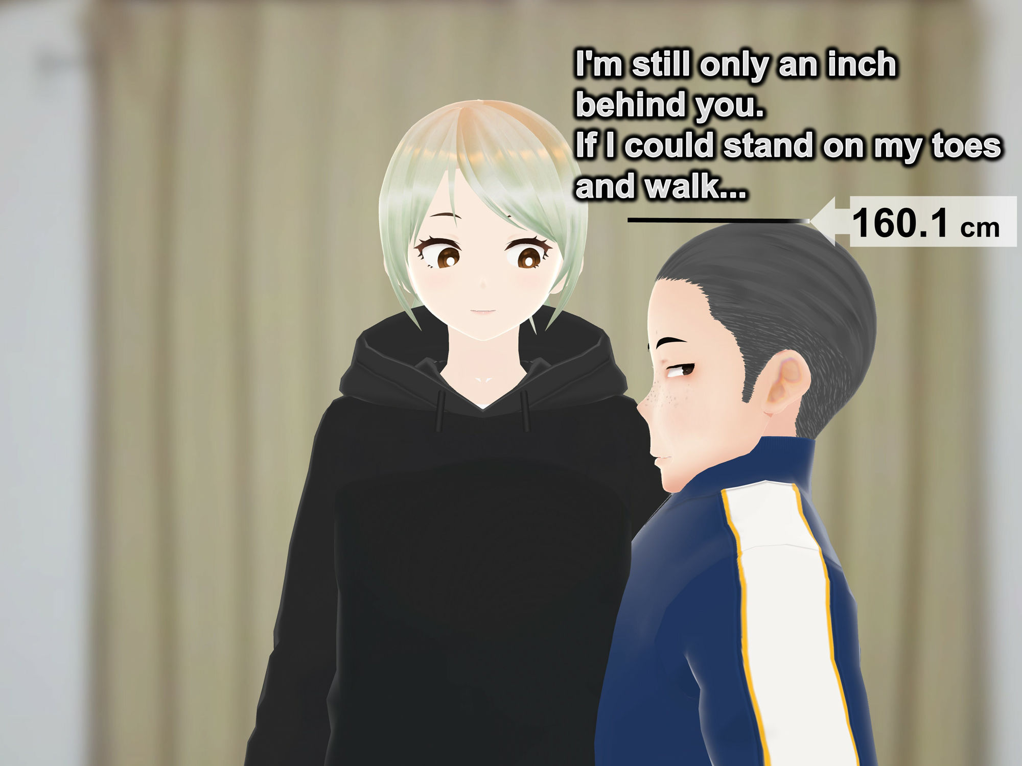 Outgrowing only girls， Overtake boys， Growth sound in cute sisters サンプル5ページ目