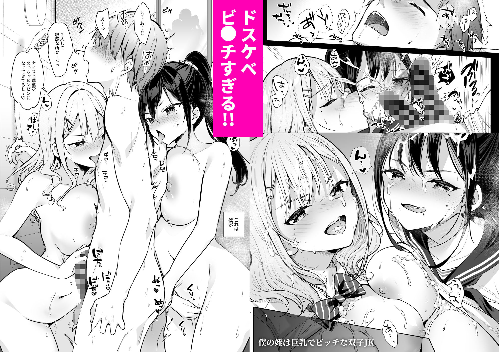 僕の姪は巨乳でビッチな双子JK〜弄ばれる性活事情〜 サンプル2ページ目